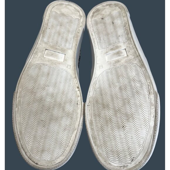 Slip-On Sneakers Black White Snake Flats Casual Walking Shoes Jenn Ardor Size 10 - Picture 3 of 12